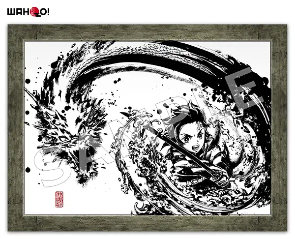 《鬼灭之刃》官推宣布：将发售水墨风格人物主题画！ - www.animetox.com