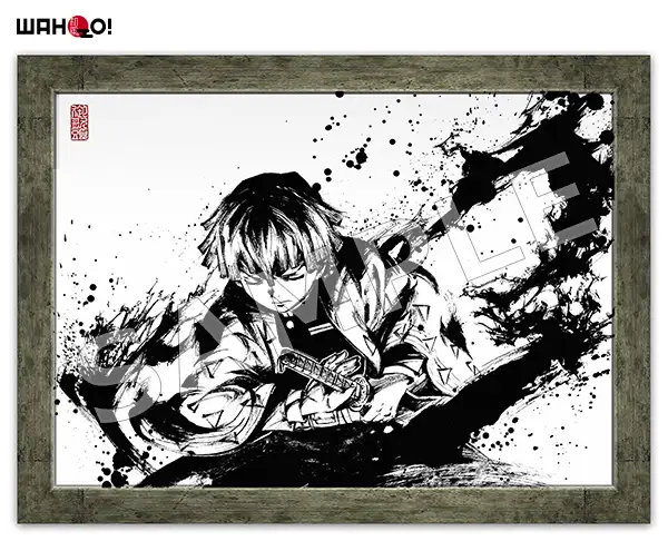 《鬼灭之刃》官推宣布：将发售水墨风格人物主题画！ - www.animetox.com